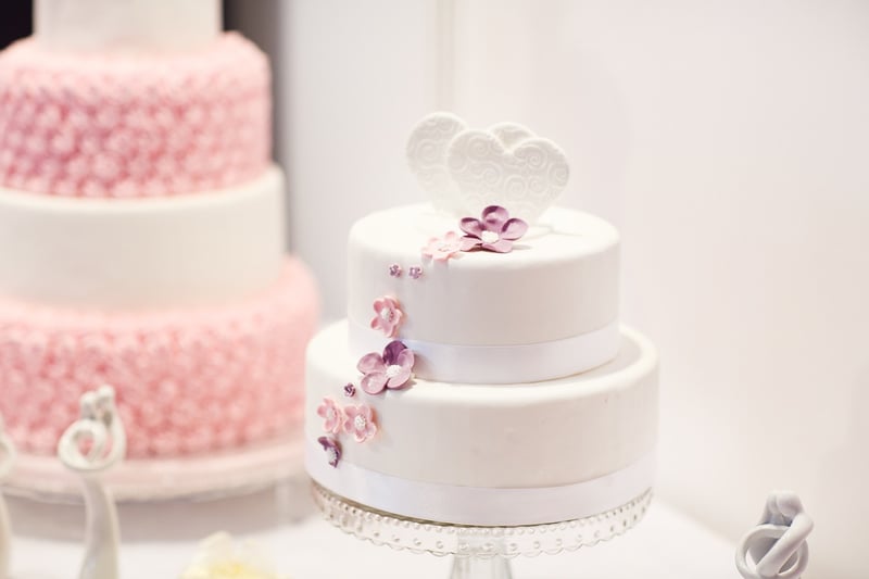 Moon and Stars Wedding Cake